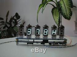 WiFi NTP time sync IV11 VFD tubes (Nixie era) alarm clock thermometer kit
