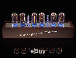 Wooden Case for Nixie Clock Divergence Meter Tubes IN-18 or Z5660, ZM1040/42