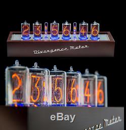 Z5660 NIXIE Tubes Clock (Musical RGB) Divergence Meter (as IN-18) FAST delivery
