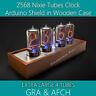 Z568 Arduino Shield Nixie Tubes Clock Wooden Case Extra Large 4 Tubes Optional