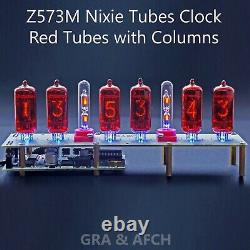 Z573M Nixie Tubes Clock Tubes Columns Temp sensor SlotMachine 12/24 WITH TUBES