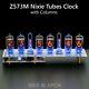 Z573m White Nixie Tubes Clock Music Usb Arduino Comp. Temp F/c Gra & Afch