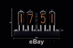 ZIN18 IN18 Nixie Tube Clock Silver Anodized Aluminium Case WIFI Android/Iphone