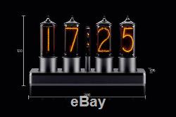 ZIN18 IN-18 Nixie Tube Clock Classic Silver Aluminium Case WIFI Android/Iphone