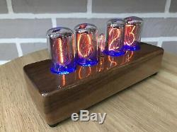 ZM1042 NIXIE CLOCK with tubes as Z566M Z568M IN-18 Handmade & Unique