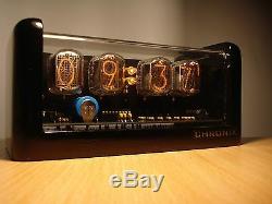 4xin-12 Horloge Nixie Tubes Led Rétro-éclairage Et Alarme Steampunk Vintage Retro Montre