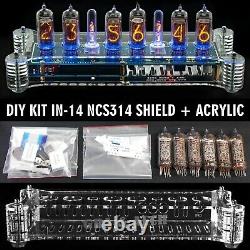 Bricolage In-14 Arduino Shield Ncs314 Nixie Tubes Horloge Avec Acrylique Avec Tubes