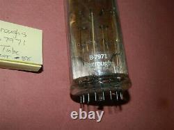 Burroughs B7971 Énorme Tube À Vide Nixie Vintage Compteur D'horloge Teste Bon Lot 58