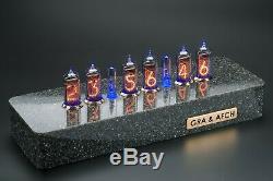 Case Synthétique Granite Pour Nixie Tubes Horloge In-14 In-8 (8-2) Z573 Gra & Afch