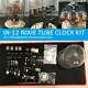 Classic Vintage In-12 Nixie Tube Horloge Kit Bricolage / Assemblé Avec Boîtier En Verre Rond