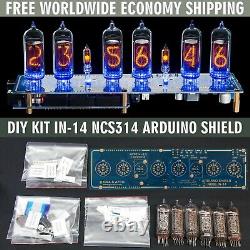 Diy Kit In-14 Arduino Shield Ncs314 Nixie Horloge Avec Tuyaux Livraison Gratuite