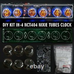 Diy Kit In-4 Nixie Tubes Horloge Avec Les Options 12/24h Machine À Sous Noir