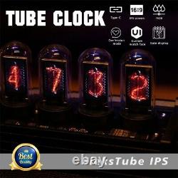 Elekstube Ips 10 Bits Rvb Nixie Tube Brille Bricolage Électronique Numérique Led Horloge De Bureau