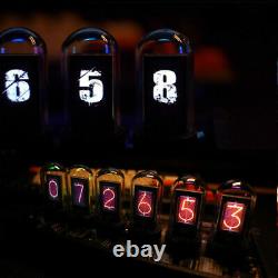 Elekstube Ips 6 Bit Rgb Nixie Tube Glows Bricolage Bureau Numérique Électronique Led Horloge