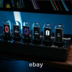 Elekstube Ips 6 Bit Rgb Nixie Tube Glows Bricolage Bureau Numérique Électronique Led Horloge