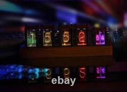 Horloge ASUS ROG RGB LED Glow Tube pour la décoration créative de bureau de jeu à domicile