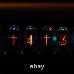 Horloge EleksTube IPS RGB Nixie Tube - Horloge à tubes lumineux - Décoration créative cadeau