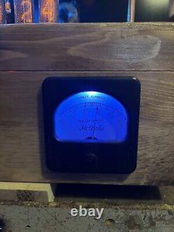 Horloge Nixie IN-14 rétro Steampunk. Tube à rayons X vintage avec 27 RGB + Dékatron