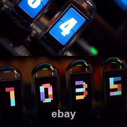 Horloge à tube Nixie EleksTube IPS RGB Glow Tube Clock Décoration Créative Cadeaux DIY