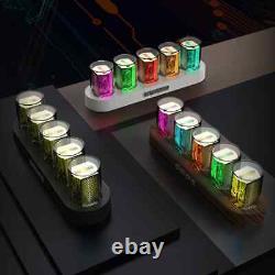 Horloge à tube Nixie numérique RGB LED lumineux parfaite pour la décoration de bureau de jeu