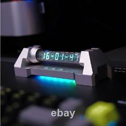 Horloge à tube fluorescent IV18 Horloge à tube Nixie Horloge numérique Réveil pour geek