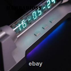 Horloge à tube fluorescent IV18, horloge numérique à Nixie, réveil, présent pour geek