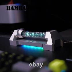 Horloge à tube fluorescent IV18, horloge numérique à Nixie, réveil, présent pour geek