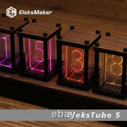 Horloge à tubes Nixie RGB DIY Horloge de table LED Électronique Montre de table numérique