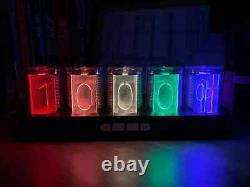Horloge numérique à tubes Nixie avec LED RGB