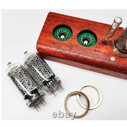 In8-2 Glow Tube Clock Nixie Clock Support D'alarme Électronique Bluetooth Control Tst
