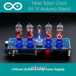 In-14 Arduino Shield Ncs314-4 Tubes Nixie Horloge Sans Arduino Alimentation