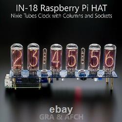 In-18 Shield Ncs318 Rasbberry Pi Hat Ou Arduino Nixie Cloc Avec Options