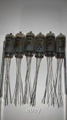 In-8-2 6 Pcs. New Nixie Tube Pour Horloge Urss In8-2 Tested Working Perfect