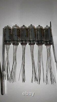 In-8-2 6 Pcs. Nos. New Nixie Tube Pour Horloge Urss In8-2 Tested Working Perfect