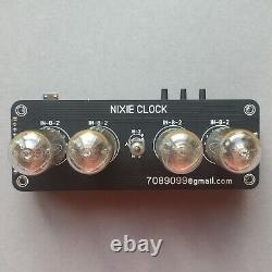 KIT DIY Horloge Nixie IN-8-2 avec rétroéclairage RGB et alarme - Toutes les pièces avec des nouveaux tubes.