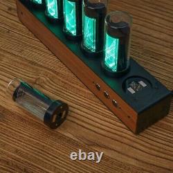 Kit D'horloge Électronique Nixie Avec 6 Pcs Tubes Led Home Desk Digital Glow 5v Usb
