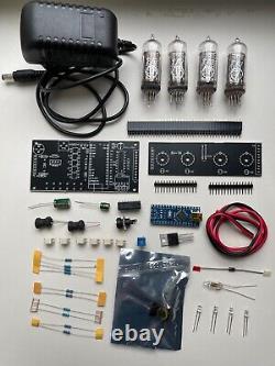 Kit D'horloge Nixie In-14 (avec Tubes) Avec Arduino Et Alimentation 24 H. F