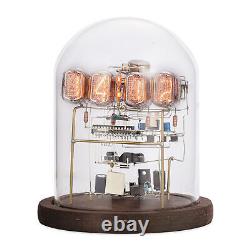 Kit d'horloge à tubes Nixie IN-12 classique vintage en verre rond non assemblé DIY