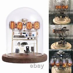 Kit d'horloge à tubes à incandescence IN-12 Nixie classique vintage en verre rond non assemblé