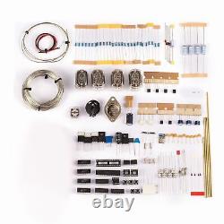Kit de bricolage pour horloge à tubes Nixie IN-12 classique vintage, boîtier en verre rond, à assembler.