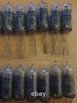 Lot de 20 tubes Nixie In-14. NOS testés. Pour horloge Nixie