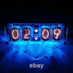 Nixie Clock 4 X In-12 + 2 X Ins-1 Avec Tube Rgb Rétro-éclairage Assemblé 12/24 Format