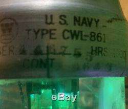 Nixie Horloge In-14 Steampunk. Rvb Lit U. S.-marine Cwl-861 Tube. En Date Du Mai 1943