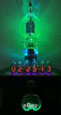 Nixie Horloge In-14 Tube. Le Style Steampunk. Lit Jan Tube 250-th. Ezekiel Anneau