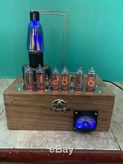 Nixie Horloge In-14 Tube. Le Style Steampunk. Lit Kellogg 401 Tube. 4 Kv, 1,7k Base Amp