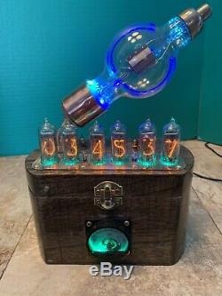 Nixie Horloge In-14 Tube. Le Style Steampunk. Tube Éclairé 100 Th. Bague Effet
