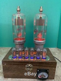 Nixie Horloge In-14 Tube. Steampunk. Lighted Rvbs Towers De Changer De Couleur