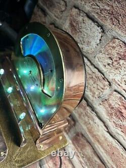 Nixie Horloge In-14 Tubes. Cuivre Steampunk, Laiton Et Verre! Vintage Brass Weston264