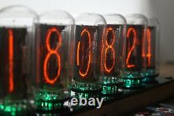 Nixie Tube Horloge Comprennent In-18 Tubes Et Contreplaqué Cas Transparent Rétro Vintage