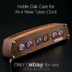 Nixie Tubes Clock In-4 Case Oak Case Format 12/24h Temp F/c Machine À Sous